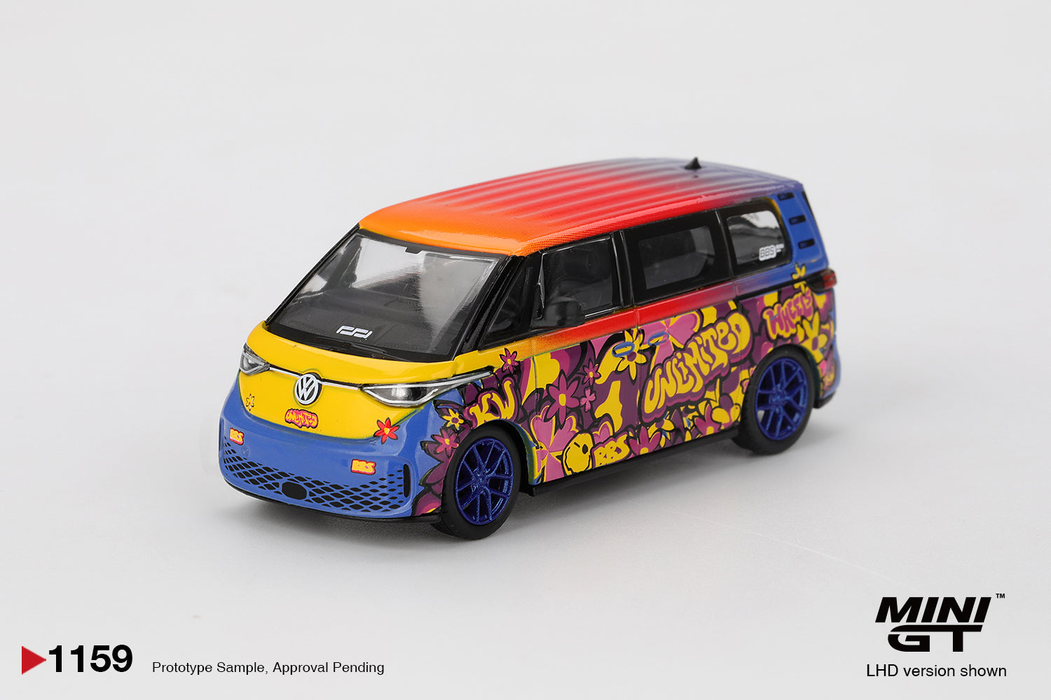 (Pre-order) MINI GT 1/64 #1159 Volkswagen ID.Buzz KW/BBS Diecast Model Car