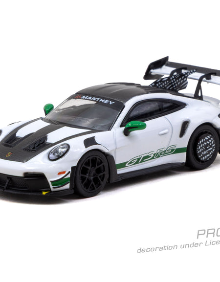 (Pre-order) Tarmac Works 1/64 Porsche GT3RS(992.1) MR White Green Diecast Model