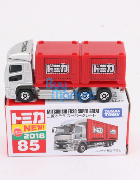 Takara Tomy Tomica No.85 Mitsubishi Fuso Super Great Diecast Toy Car 2018 New