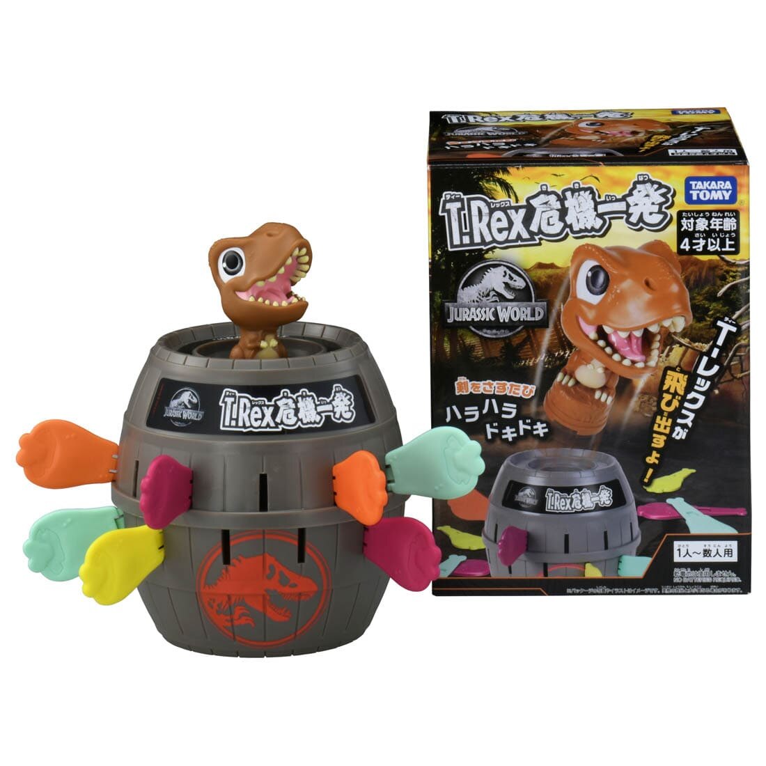 Takara Tomy Pop-Up Jurassic World T-Rex Pirate Game (Board Game)