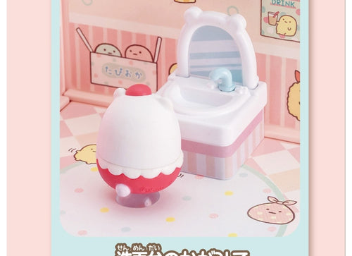 Load image into Gallery viewer, Takara Tomy Welcome to Sumikko Gurashi Sticky Sumikko Room Polar Bear Laundry
