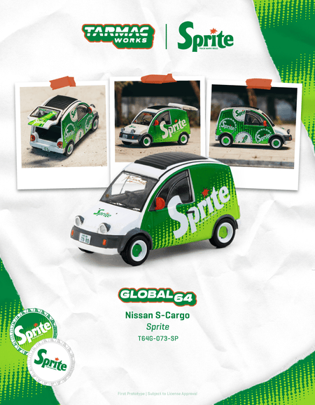 Tarmac Works Nissan S-Cargo Sprite 1/64 Diecast Model Car