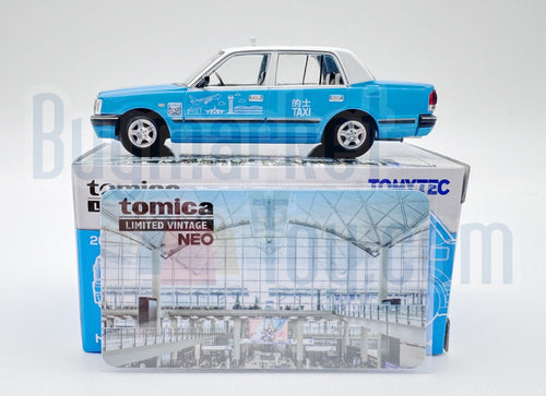 Load image into Gallery viewer, Takara Tomy Tomytec Limited Vintage NEO Toyota Crown Comfort HK Taxi Blue
