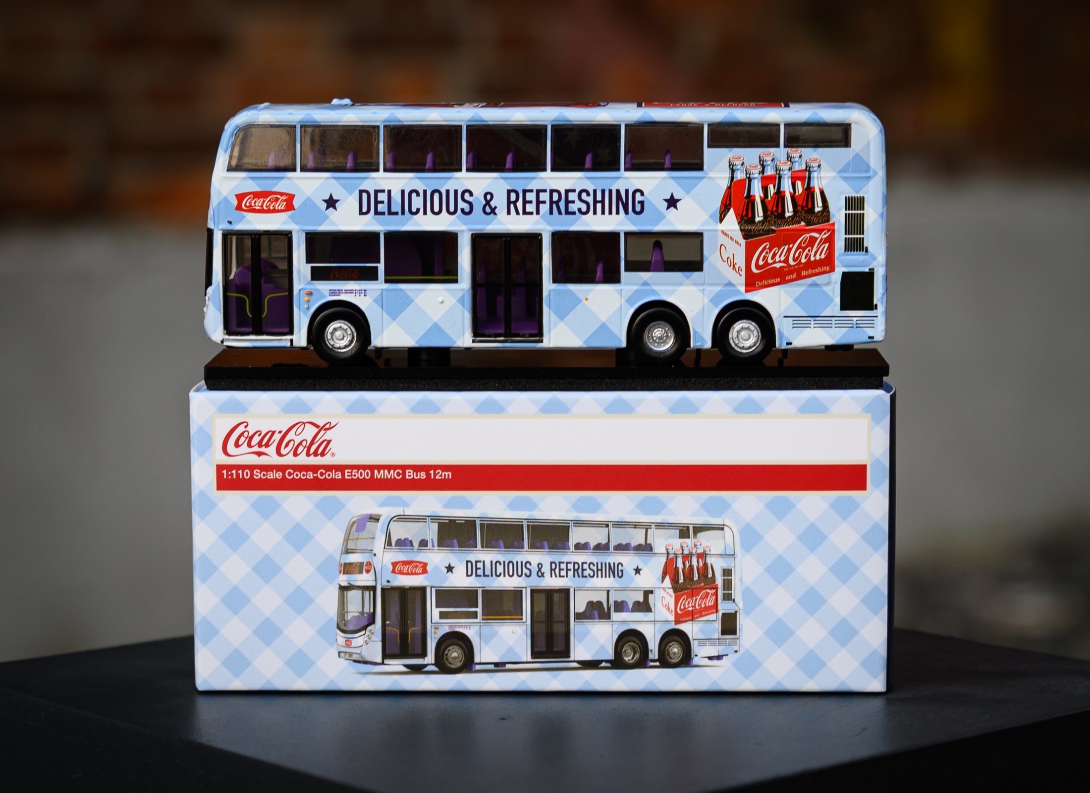 Tiny City Die-cast Model Car - ADL Enviro500 MMC 12m Coca-Cola Model Bus