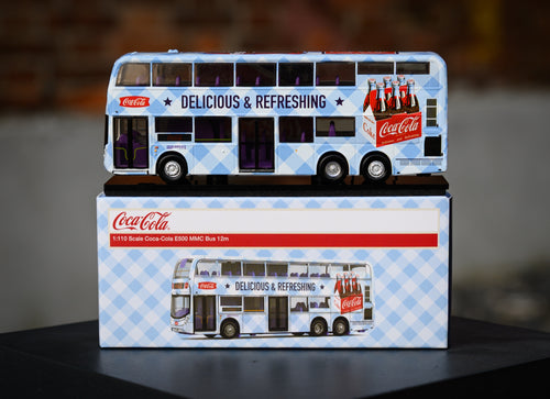 Load image into Gallery viewer, Tiny City Die-cast Model Car - ADL Enviro500 MMC 12m Coca-Cola Model Bus

