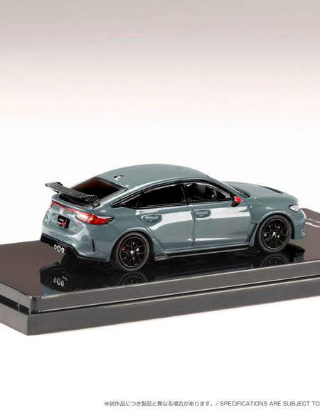Hobby JAPAN 1/64 1/64 Honda CIVIC TYPE R (FL5) RACING BLACK Package Grey Model