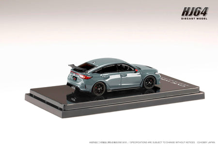 Hobby JAPAN 1/64 1/64 Honda CIVIC TYPE R (FL5) RACING BLACK Package Grey Model