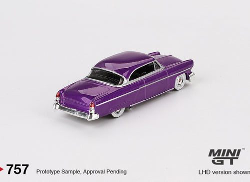 Load image into Gallery viewer, Mini GT #757 1/64 Lincoln Capri Hot Rod 1954 Purple Metallic (LHD)
