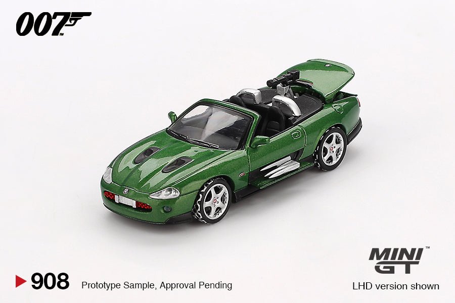 Mini GT #908 1/64 Jaguar XKR "Die Another Day" with Eng. Mini Poster