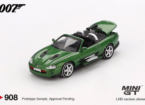 Load image into Gallery viewer, Mini GT #908 1/64 Jaguar XKR "Die Another Day" with Eng. Mini Poster
