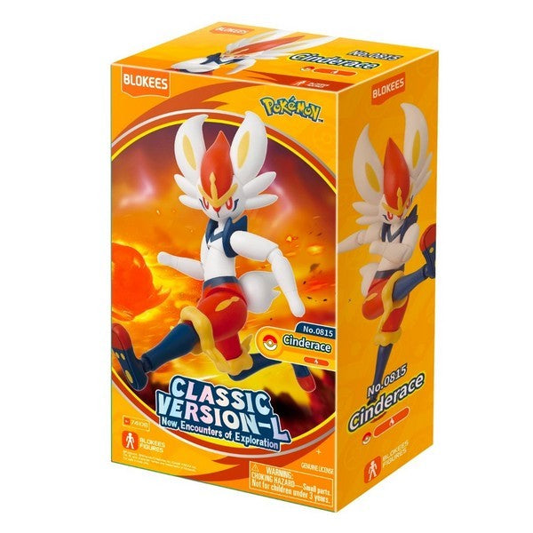 Blokees Pokemon Classic Version-L Cinderace Buildable Action Figure Model Kit