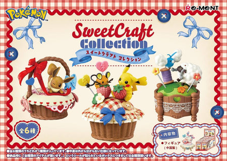Re-ment Pokemon Sweet Crafts Collection Miniature Figures (Full Set of 6)