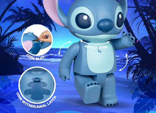 Load image into Gallery viewer, Beast Kingdom VPB-SSB08 Lilo and Stitch SYAKING-BANG! Functional Figurine Stitch
