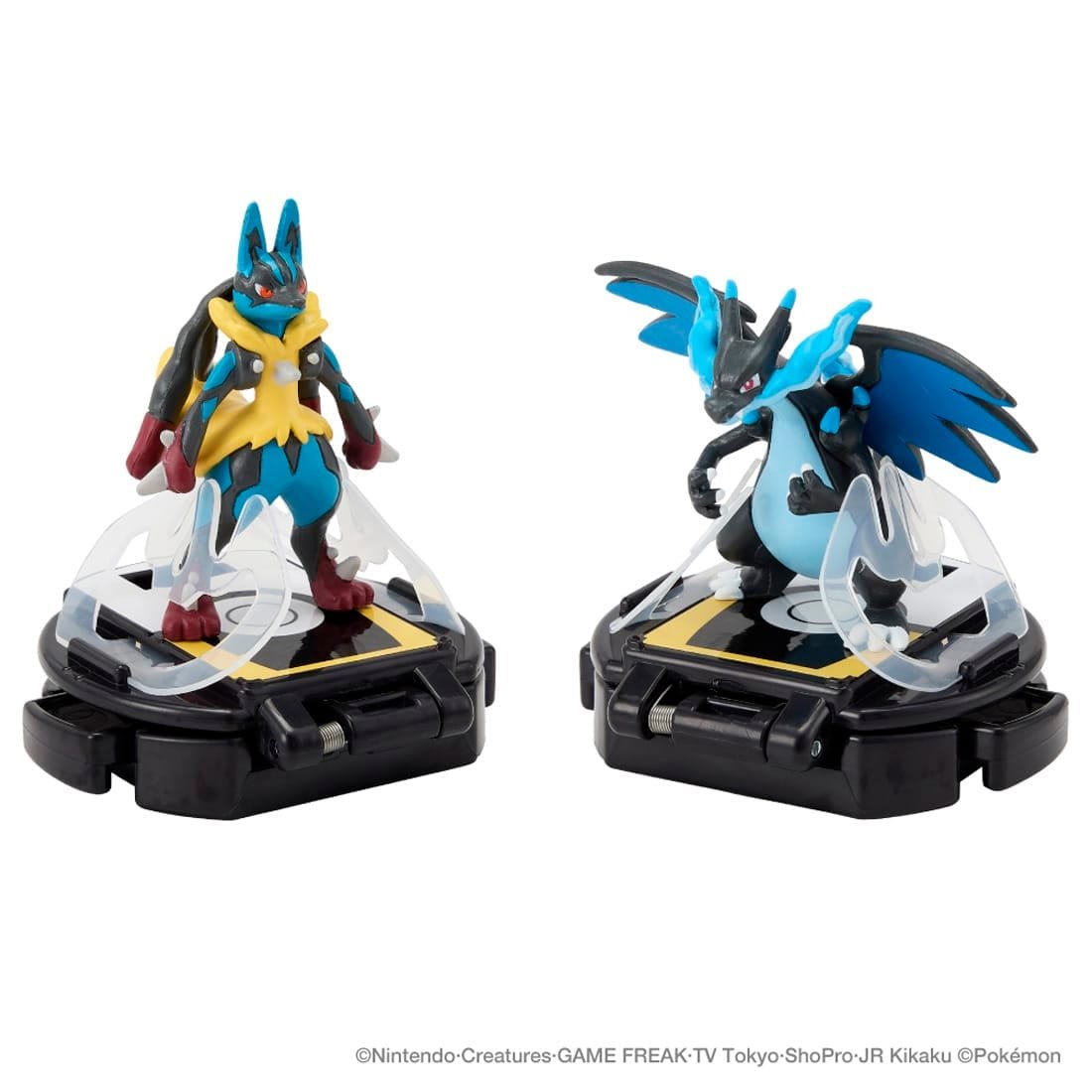 Takara Tomy Pokémon Moncolle Battleze Mega Lucario VS Charizard X
