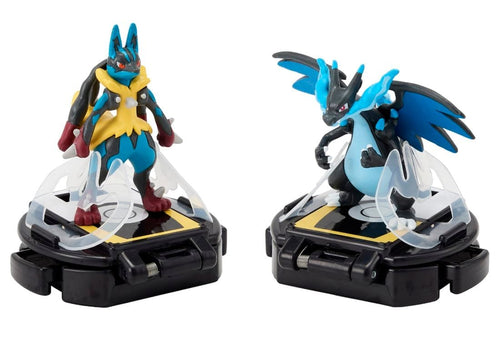 Load image into Gallery viewer, Takara Tomy Pokémon Moncolle Battleze Mega Lucario VS Charizard X
