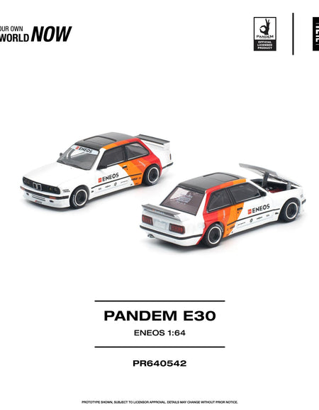 (Pre-order) POPRACE 1/64 - PANDEM E30 ENEOS Diecast Model Car