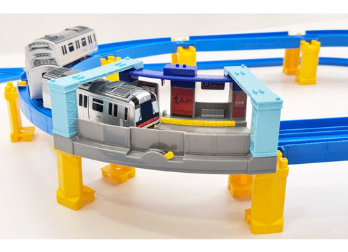 Load image into Gallery viewer, Takara Tomy Plarail Hong Kong MTR Passenger Train Island Line M Set
