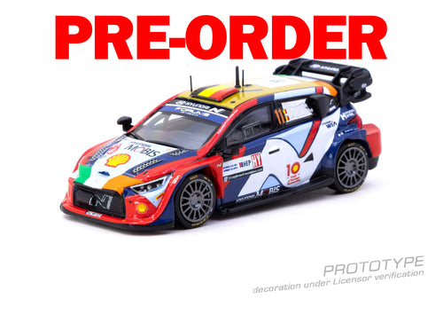 Load image into Gallery viewer, (Pre-order) Tarmac Works 1/64 Hyundai i20 N Rally1 Hybrid Croatia Rally 2024
