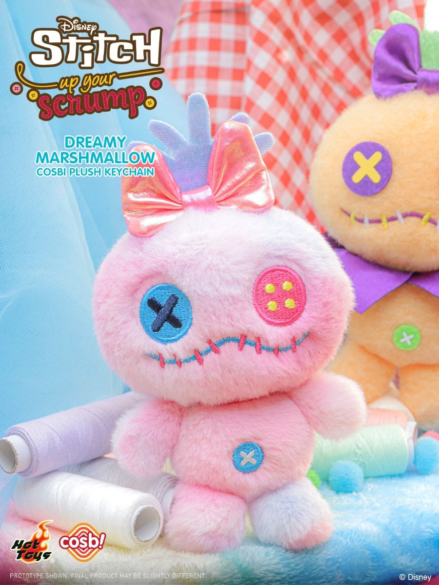 Hot Toys Disney Stitch Up Your Scrump Cosbi Plush Keychain Collection (Full set)
