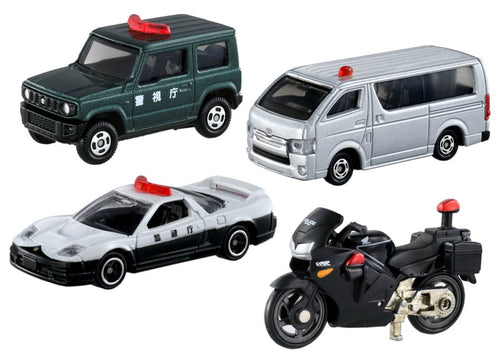 Load image into Gallery viewer, Takara Tomy Tomica Diecast Model Gift Set - Police Vehicle Collection Car Set
