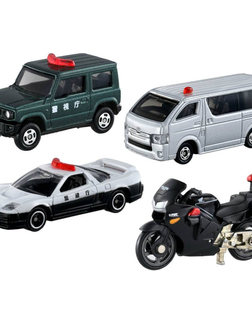 Load image into Gallery viewer, Takara Tomy Tomica Diecast Model Gift Set - Police Vehicle Collection Car Set
