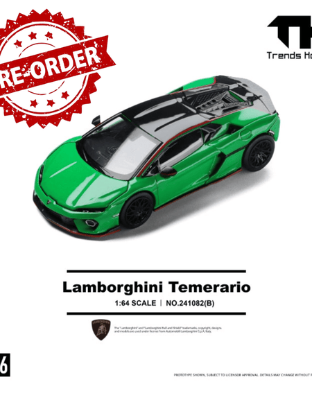 (Pre-order) Trends Hobby 1/64  Diecast Lamborghini Temerario - Green