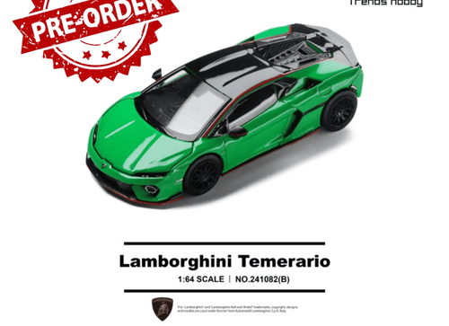 Load image into Gallery viewer, (Pre-order) Trends Hobby 1/64  Diecast Lamborghini Temerario - Green

