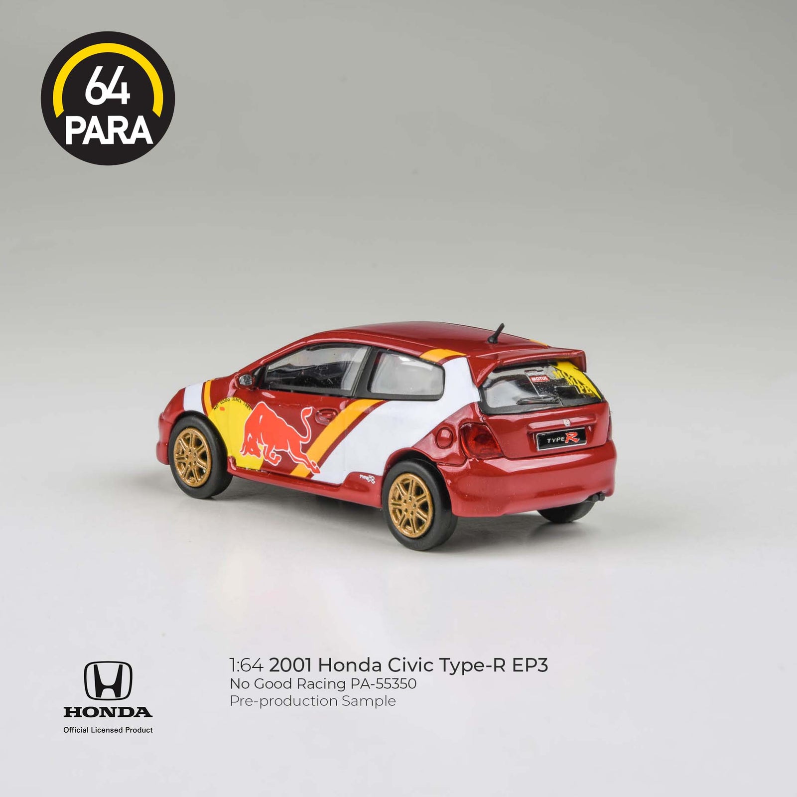 PARA64 1/64 2001 Honda Civic Type R EP3 No Good Racing Model Car