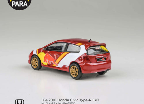 Load image into Gallery viewer, PARA64 1/64 2001 Honda Civic Type R EP3 No Good Racing Model Car
