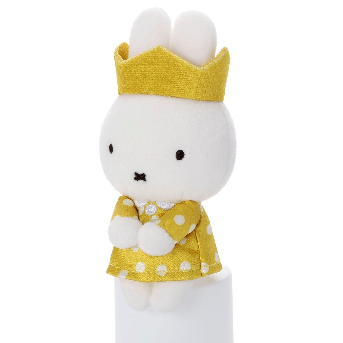 Takara Tomy A.R.T.S Plush - Bruna Miffy 70th Gold & Black Chokkori-san Crown Dot