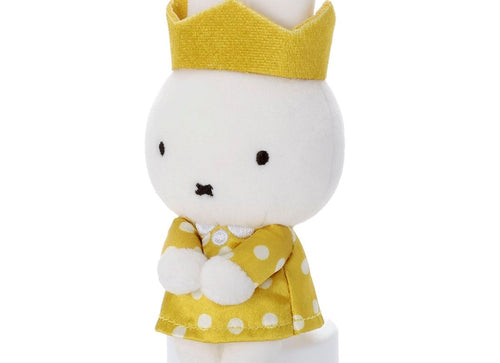 Load image into Gallery viewer, Takara Tomy A.R.T.S Plush - Bruna Miffy 70th Gold &amp; Black Chokkori-san Crown Dot
