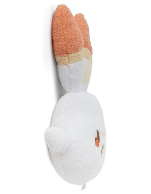 Load image into Gallery viewer, Takara Tomy Arts Pokemon Pokepeace Plush Face Cushion Scorbunny 36cm
