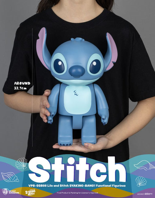 Load image into Gallery viewer, Beast Kingdom VPB-SSB08 Lilo and Stitch SYAKING-BANG! Functional Figurine Stitch
