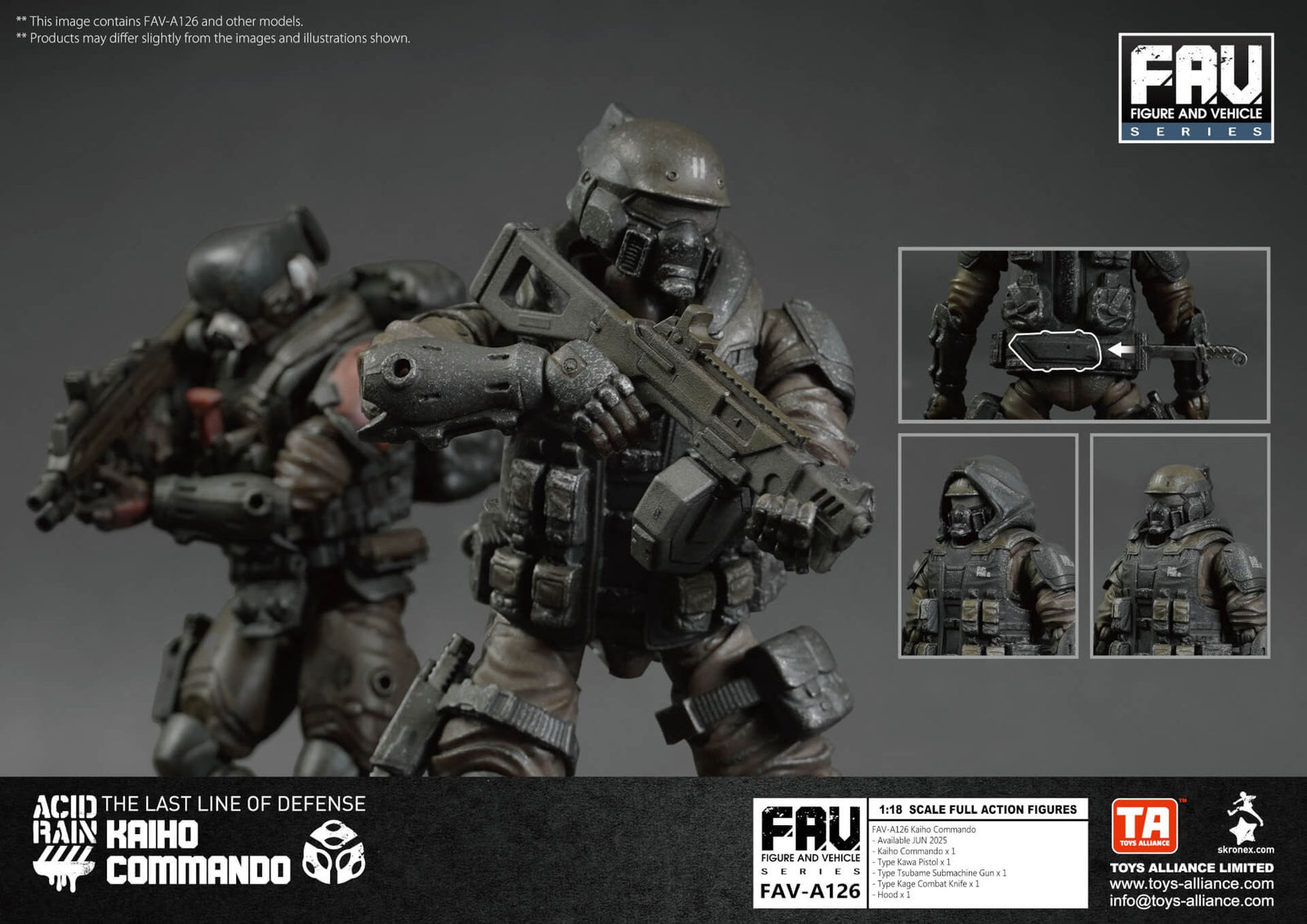 Acid Rain x Toy Alliance FAV-A126 Kaiho Commando Action Figure