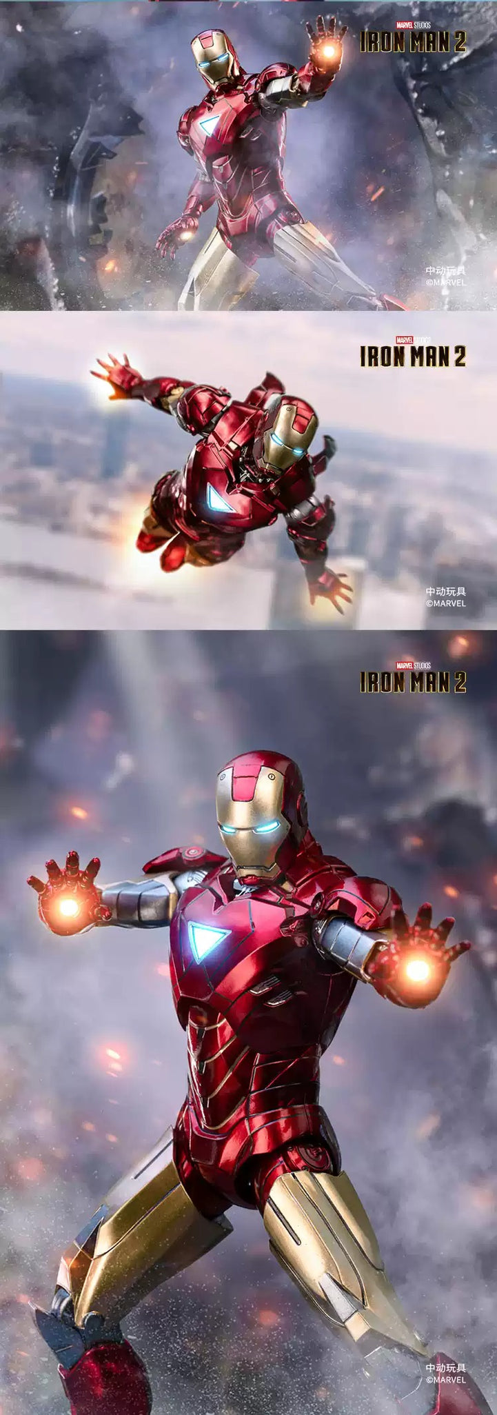 ZD Toys Marvel Avengers 1/10 Iron Man MK6 Action Figure