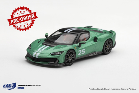 (Pre-order) BBR 1/64 Ferrari 296 Speciale Verde Nürburgring Diecast Model Car