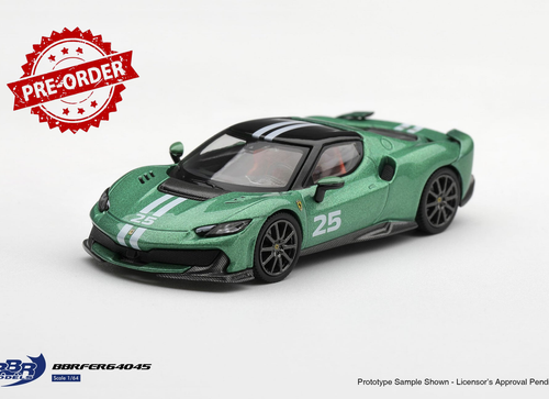 Load image into Gallery viewer, (Pre-order) BBR 1/64 Ferrari 296 Speciale Verde Nürburgring Diecast Model Car
