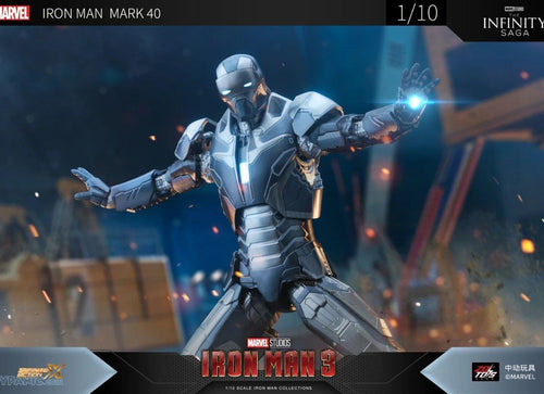 Load image into Gallery viewer, ZD Toys Marvel Avengers 1/10 Iron Man MK40 Action Figure
