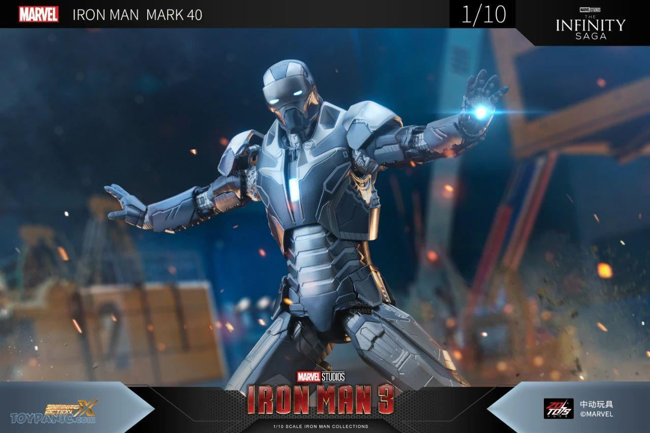 ZD Toys Marvel Avengers 1/10 Iron Man MK40 Action Figure