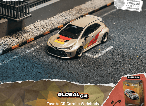 Load image into Gallery viewer, (Pre-order) Tarmac Works 1/64 Toyota GR Corolla Widebody Beige Global64
