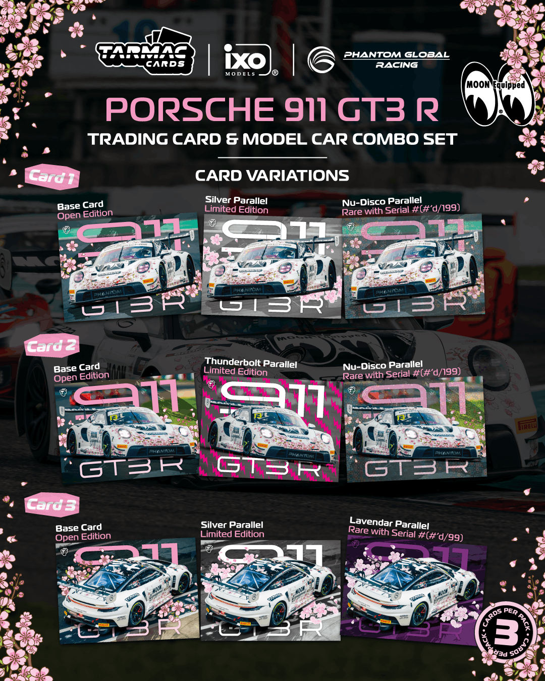 Tarmac Works 1/64 Porsche 911 GT3 R Suzuka 1000km 2025 Phantom Global