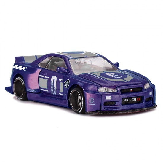 (Pre-order) Kaido House X Mini GT Nissan Skyline GT-R (R34) RACING FACTOY V2