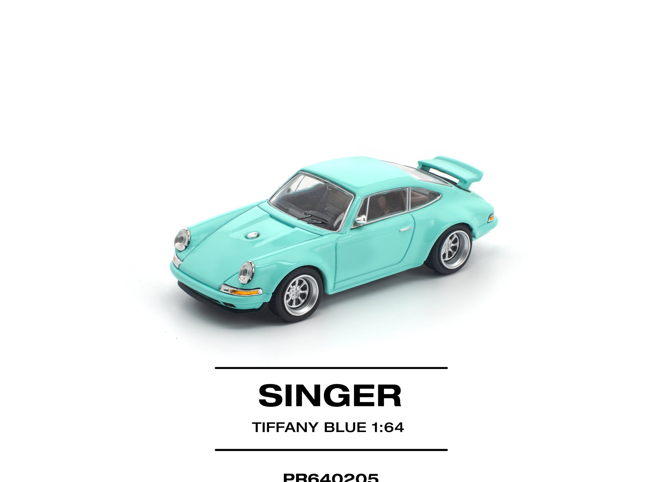 (Pre-order) POPRACE 1/64 SINGER 964  BLUE Diecast Model Car