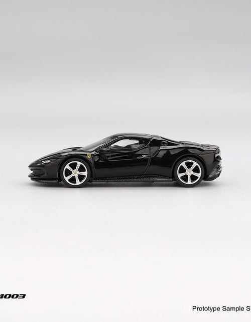 Load image into Gallery viewer, BBR 1/64 Ferrari 296 GTB Nero Daytona Diecast Model Car
