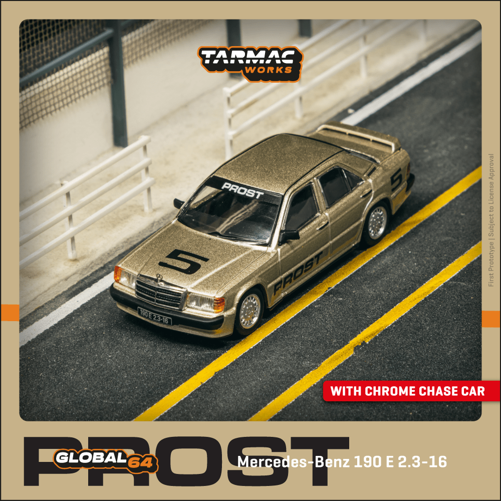Tarmac Works 1/64 Mercedes-Benz 190 E 2.3-16 Race of Champion 1984