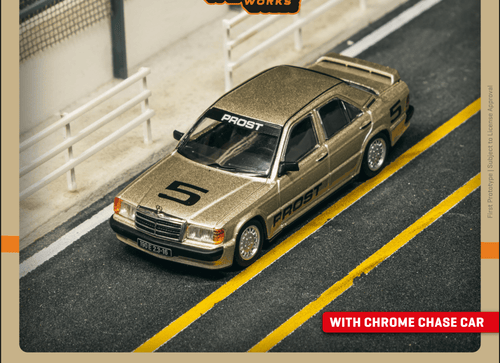 Load image into Gallery viewer, Tarmac Works 1/64 Mercedes-Benz 190 E 2.3-16 Race of Champion 1984
