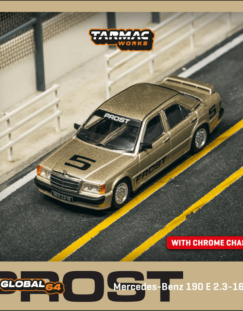 Load image into Gallery viewer, Tarmac Works 1/64 Mercedes-Benz 190 E 2.3-16 Race of Champion 1984

