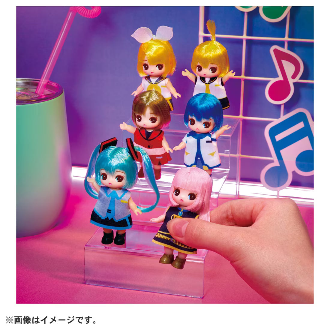 Takara Tomy Petit Licca-chan Licca Hatsune Miku Collection Dolls (Full set of 6)