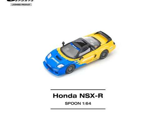 Load image into Gallery viewer, (Pre-order) POP RACE 1/64 HONDA NSX-R SPOON Diecast Model Car #PR640299
