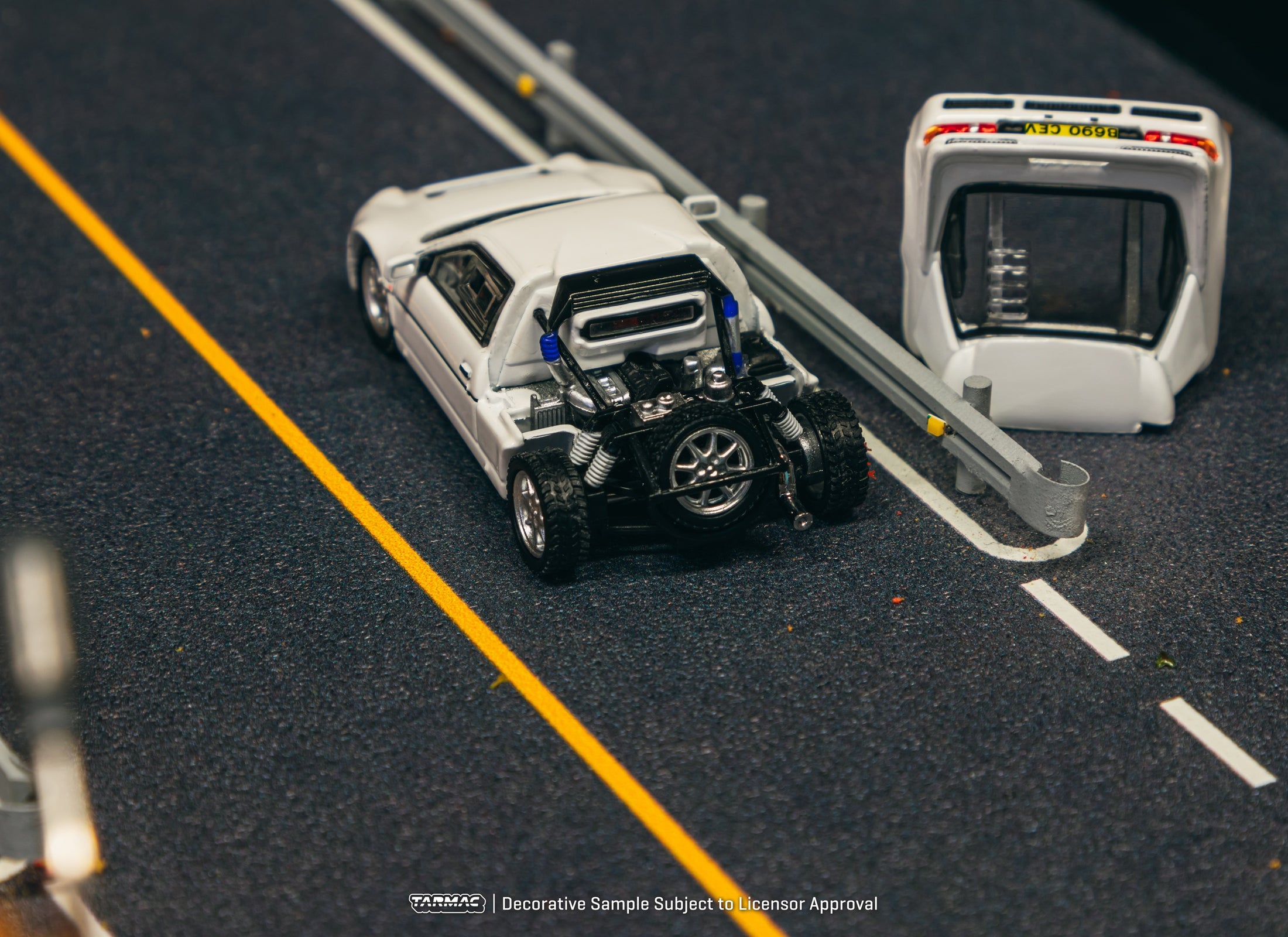 Tarmac Works 1/64 Ford RS200 White Diecast Model Car